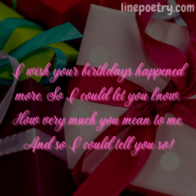 love birthday poetry