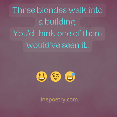 best blonde jokes