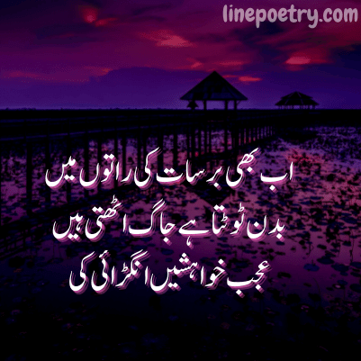 parveen shakir best poetry