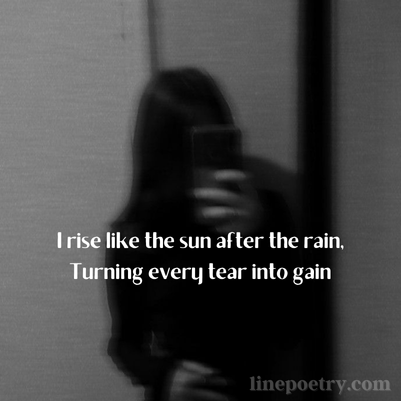 2 line poetry in english