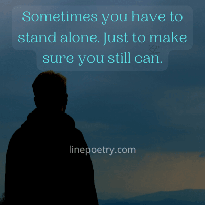 feeling & being alone quotes & messages