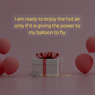 balloon quotes instagram