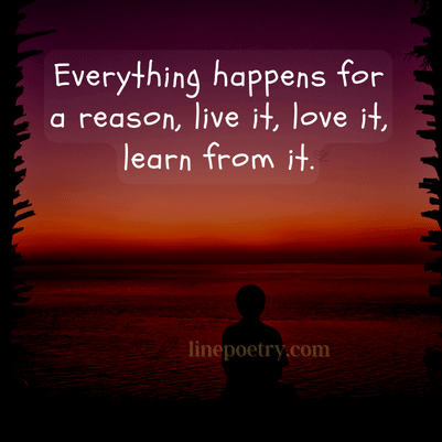 everything happens for a reason short quotes