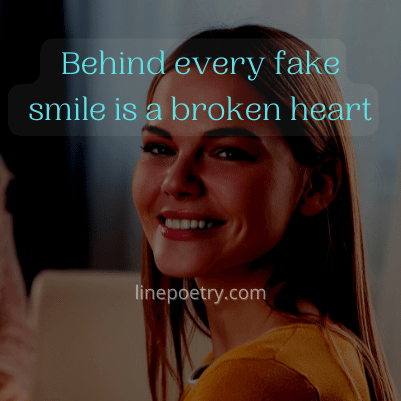250+ Fake Smile Quotes To Hide Your Heart Pain - Linepoetry