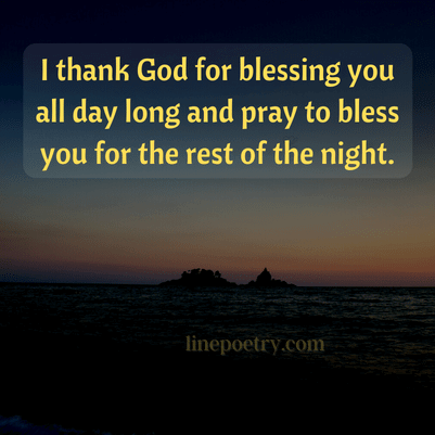 good night prayer quotes, evening prayer