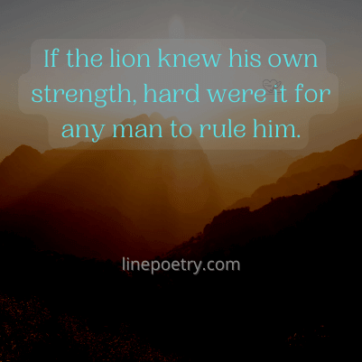 success & motivational powerful lion quotes & sayings