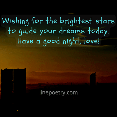 romantic love good night quotes