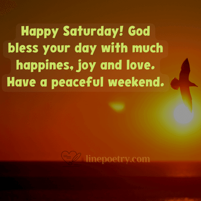saturday blessings quotes and images