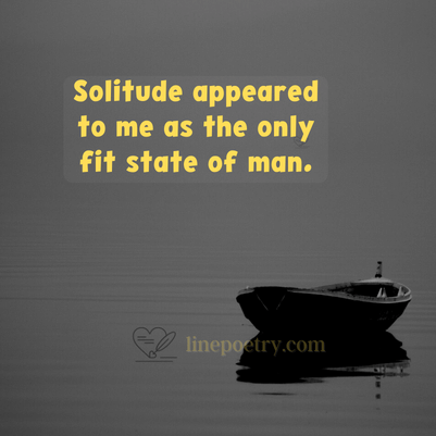 solitude quotes with images