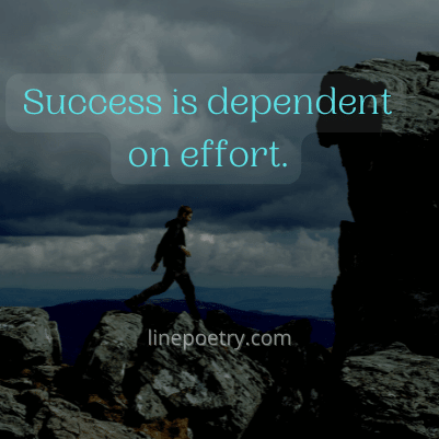 success is the sum of small efforts quote