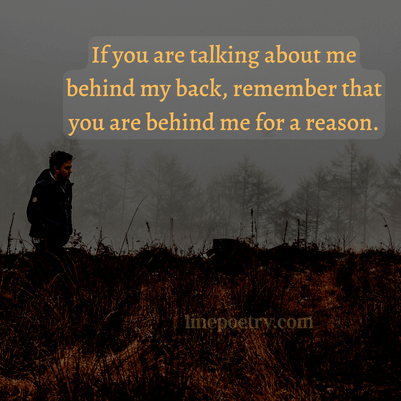 talking behind my back quotes