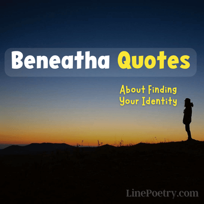 beneatha quotes about identity