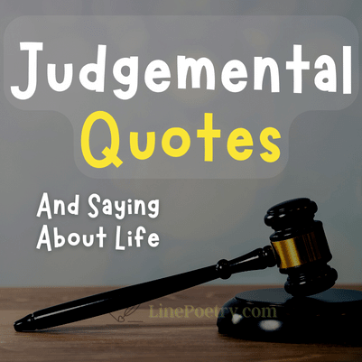 judgemental quotes