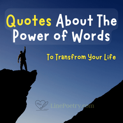 quotes about the power of words