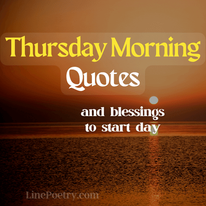 thursday morning quotes
