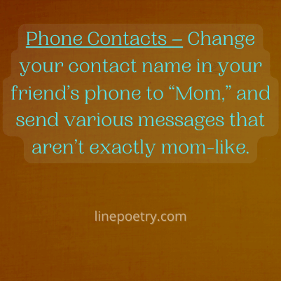 Phone Contacts – Change your... best april fools pranks images, text