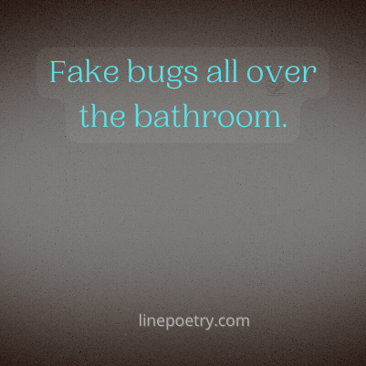 Fake bugs all over the😂😂... best april fools pranks images, text
