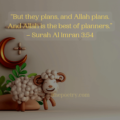 “But they plans, and Allah p... eid mubarak quotes, prayers, captions