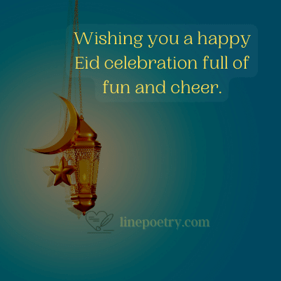 Wishing you a happy Eid celebr... eid mubarak quotes, prayers, captions