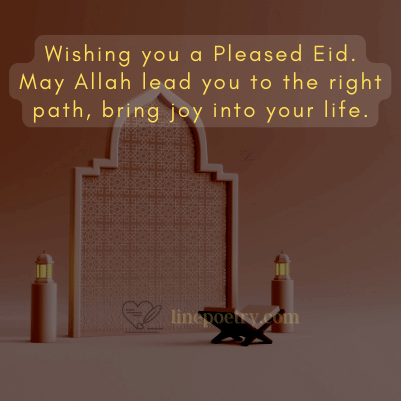 “Wishing you a Pleased Eid. ... eid mubarak quotes, prayers, captions