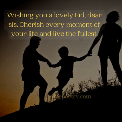 Wishing you a lovely Eid, dear... eid mubarak wishes, greeting for family