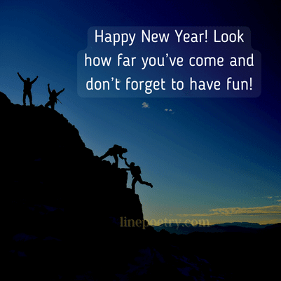 Happy New Year! Look how far y... happy new year quotes inspirational