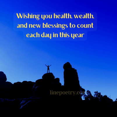 Wishing you health, wealth, an... new year wishes for friends and family