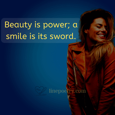 Beauty is power; a smile is it... happy smile day quotes, wishes, messages