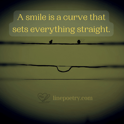 A smile is a curve that sets �... happy smile day quotes, wishes, messages