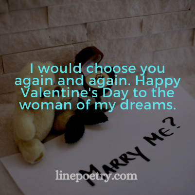 I would choose you🌸🌸 aga... quotes and happy valentine's day english