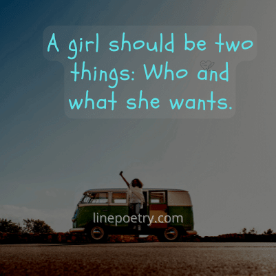A girl should be two things�... women's day quotes 2022 in english