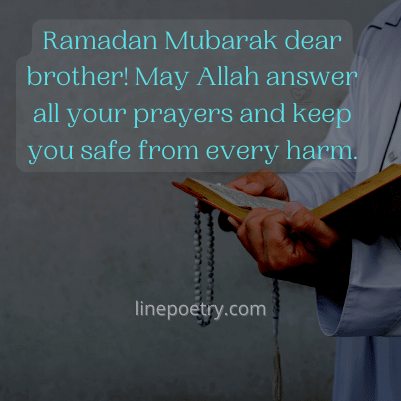 Ramadan Mubarak dear brother! ... ramadan wishes, messages, quotes, greeting images