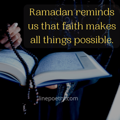Ramadan reminds us that faith ... ramadan wishes, messages, quotes, greeting images