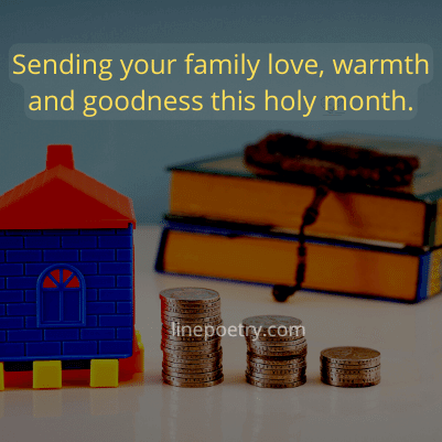 Sending your family love, warm... ramadan wishes, messages, quotes, greeting images