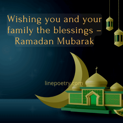 Wishing you and your family th... ramadan wishes, messages, quotes, greeting images