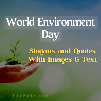 world environment day quotes & slogans