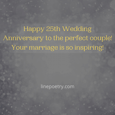 25th wedding anniversary wishes & messages