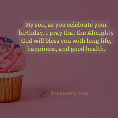 Birthday Prayer for My Son