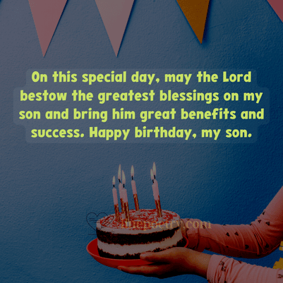 Birthday Prayer for My Son