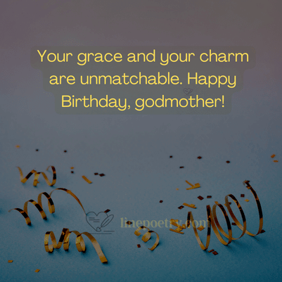 Birthday wishes for godmother and godfather