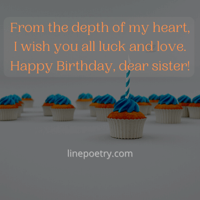 heart touching birthday wishes for sister