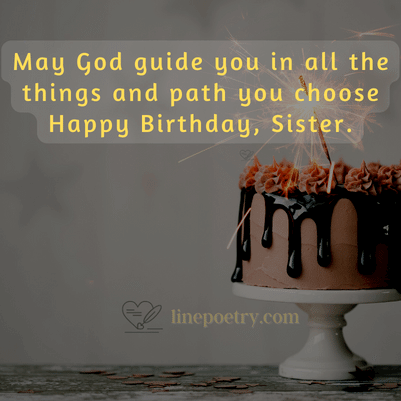 bless birthday wishes for sister