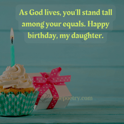 blessing birthday wishes for my daughter