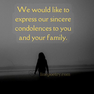 short condolence messages, quotes