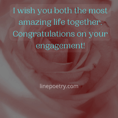 engagement wishes for friend