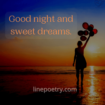 Wishes good night