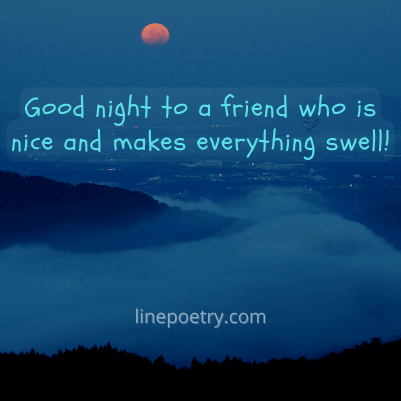 good night wishes for friends, messages, images