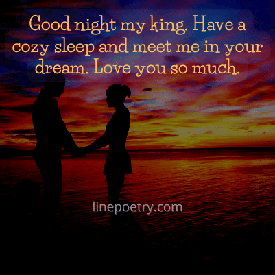 good night for him wishes, quotes, messages images