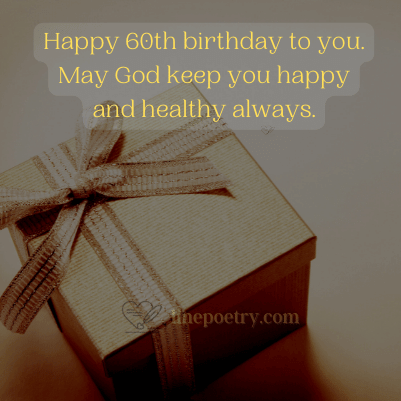 happy 60th birthday wishes images