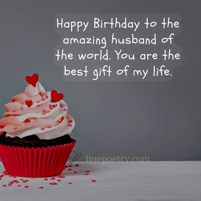 happy birthday wishes for husband one line